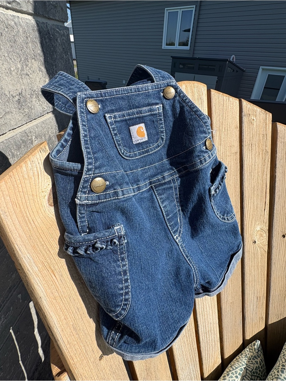 Carhartt baby Denim Short Overalls